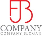 画像1: F・J・B・アルファベット・ロゴ・マークデザイン5472 (1)