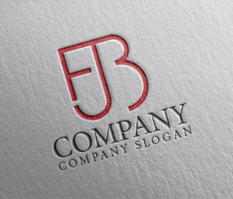 画像2: F・J・B・アルファベット・ロゴ・マークデザイン5472 (2)