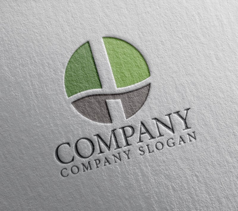 画像2: H・輪・土地・緑・アルファベット・ロゴ・マークデザイン5474 (2)