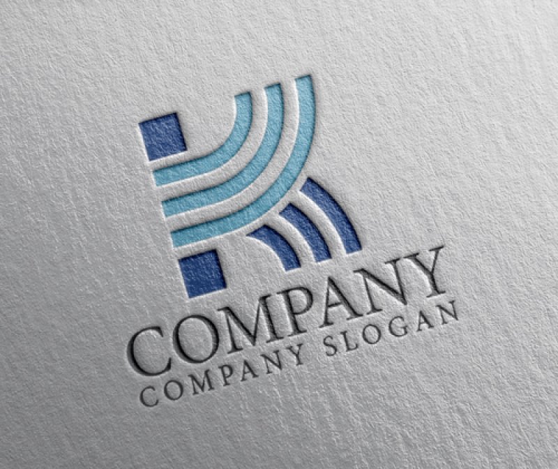 画像2: k・川・流れ・アルファベット・ロゴ・マークデザイン5476 (2)