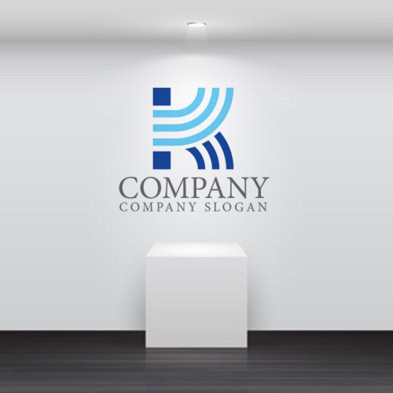 画像5: k・川・流れ・アルファベット・ロゴ・マークデザイン5476 (5)