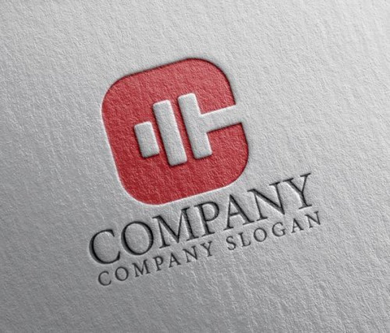 画像2: C・バーベル・ジム・アルファベット・ロゴ・マークデザイン5478 (2)