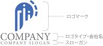 画像10: P・人・潜望鏡・アルファベット・ロゴ・マークデザイン5486 (10)