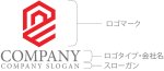 画像10: O・0・E・家・アルファベット・ロゴ・マークデザイン5490 (10)