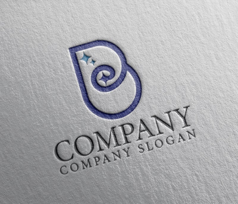 画像2: B・e・星・渦・アルファベット・ロゴ・マークデザイン5498 (2)