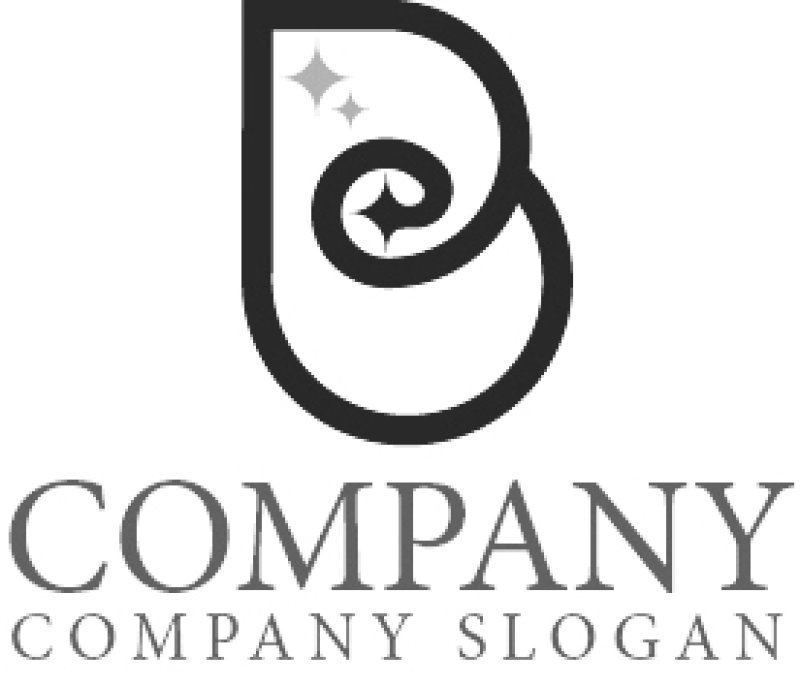 画像6: B・e・星・渦・アルファベット・ロゴ・マークデザイン5498 (6)