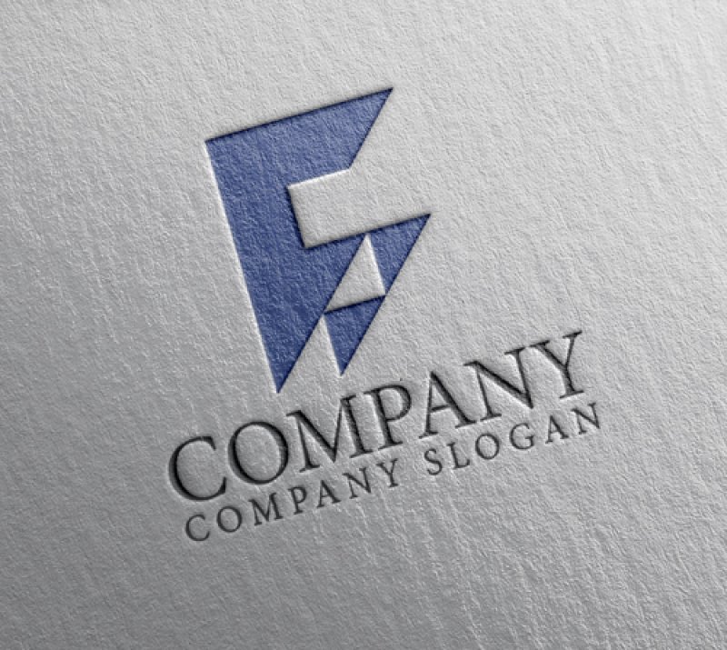 画像2: F・三角・上昇・アルファベット・ロゴ・マークデザイン5500 (2)