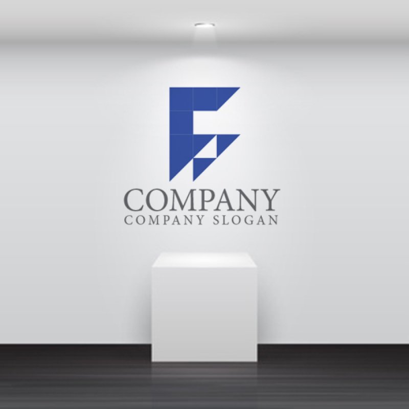 画像5: F・三角・上昇・アルファベット・ロゴ・マークデザイン5500 (5)