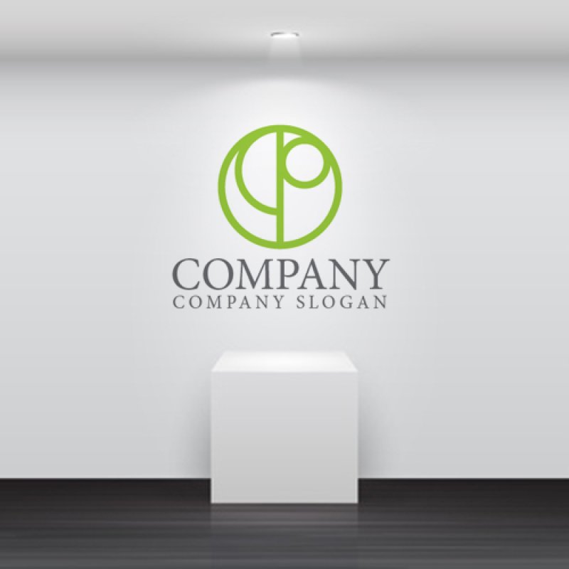 画像5: Y・O・木・太陽・アルファベット・ロゴ・マークデザイン5502 (5)