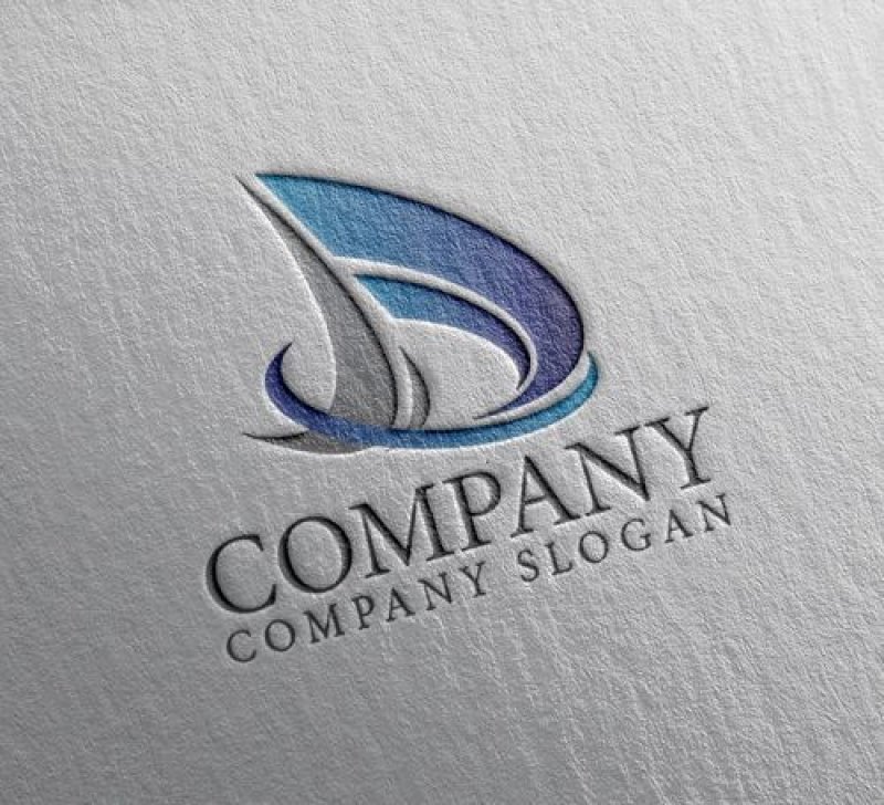 画像2: D・グラデーション・曲線・アルファベット・会社ロゴ・マークデザイン5503 (2)