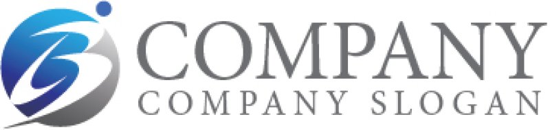 画像7: B・グラデーション・輪・曲線・アルファベット・会社ロゴ・マークデザイン5506 (7)