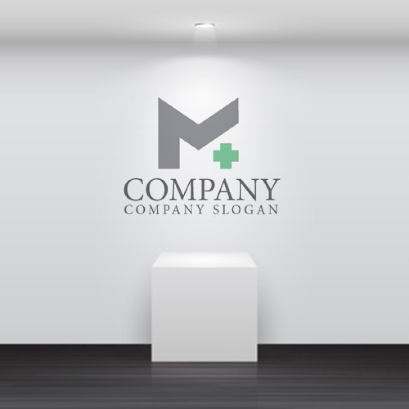 画像5: M・十字・アルファベット・ロゴ・マークデザイン5508 (5)