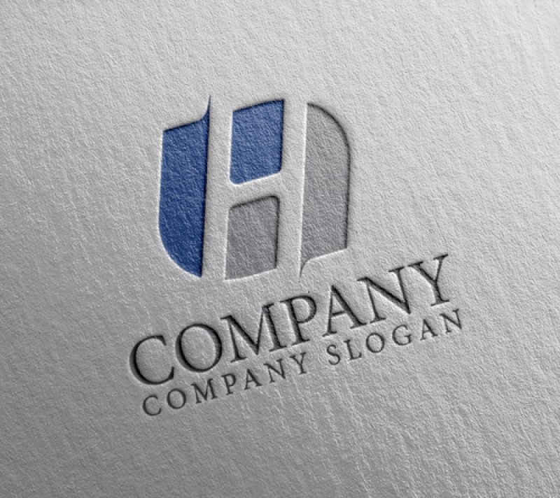 画像2: H・葉・アルファベット・ロゴ・マークデザイン5517 (2)