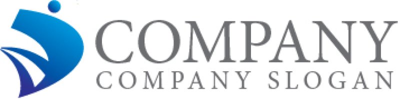 画像7: D・グラデーション・人・曲線・アルファベット・会社ロゴ・マークデザイン5526 (7)