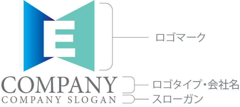 画像10: E・グラデーション・扉・アルファベット・ロゴ・マークデザイン5529 (10)