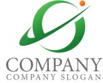 画像1: S・輪・グラデーション・アルファベット・会社ロゴ・マークデザイン5533 (1)