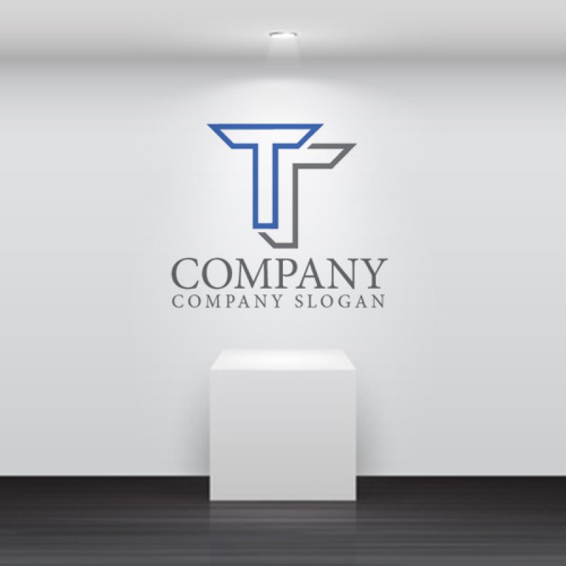 画像2: T・T・アルファベット・ロゴ・マークデザイン5548 (2)