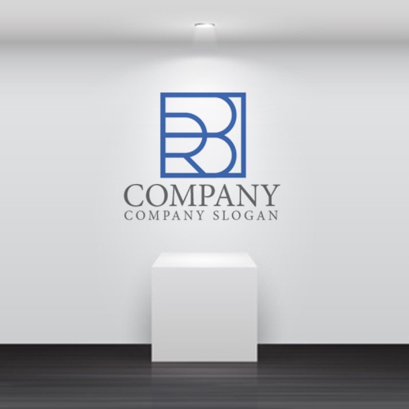 画像5: R・B・四角・アルファベット・ロゴ・マークデザイン5551 (5)