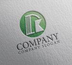 画像2: K・D・ビル・グラデーション・輪・アルファベット・会社ロゴ・マークデザイン5557 (2)