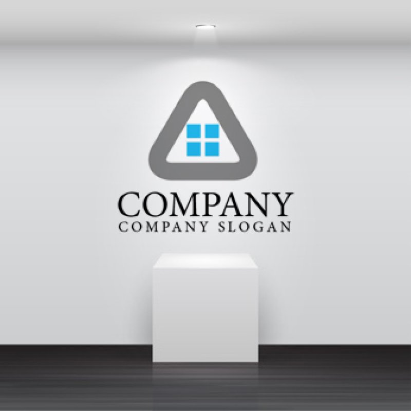 画像2: A・三角・家ロゴ・マークデザイン555 (2)