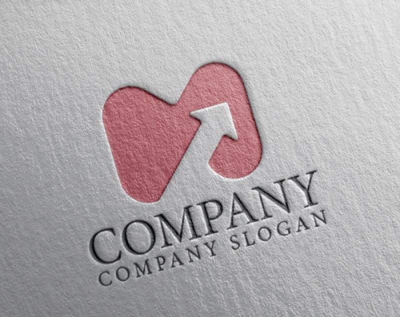 画像2: M・矢印・上昇・アルファベット・ロゴ・マークデザイン5568 (2)