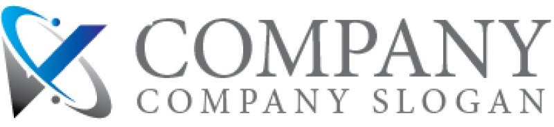 画像7: V・人・グラデーション・楕円・アルファベット・会社ロゴ・マークデザイン5597 (7)