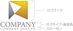 画像10: R・四角・グラデーション・アルファベット・ロゴ・マークデザイン5599 (10)
