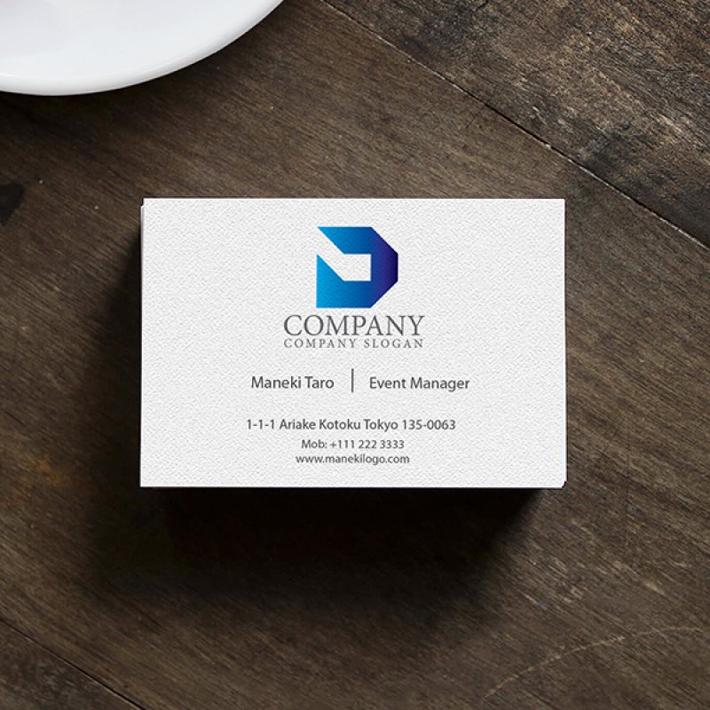 画像4: D・シンプル・グラデーション・アルファベット・会社ロゴ・マークデザイン5613 (4)