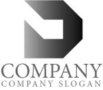 画像6: D・シンプル・グラデーション・アルファベット・会社ロゴ・マークデザイン5613 (6)
