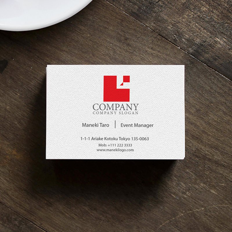 画像4: L・四角・上昇・アルファベット・ロゴ・マークデザイン5615 (4)