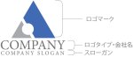 画像10: A・三角・アルファベット・ロゴ・マークデザイン5619 (10)