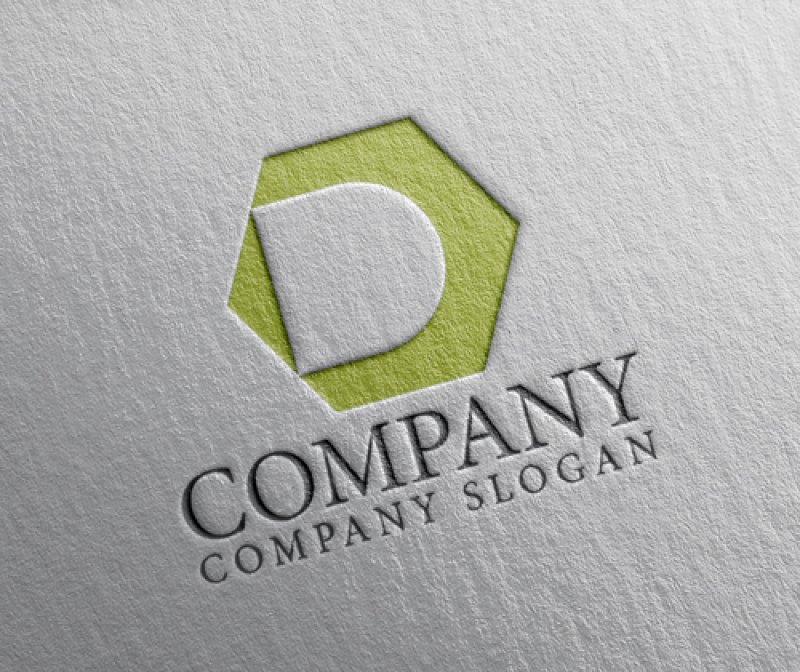 画像2: D・六角形・アルファベット・ロゴ・マークデザイン5625 (2)