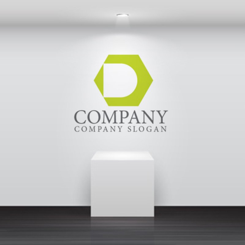 画像5: D・六角形・アルファベット・ロゴ・マークデザイン5625 (5)