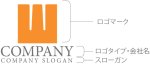 画像10: W・四角・シンプル・アルファベット・ロゴ・マークデザイン5632 (10)