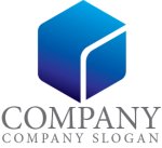 画像1: r・六角形・グラデーション・アルファベット・会社ロゴ・マークデザイン5634 (1)