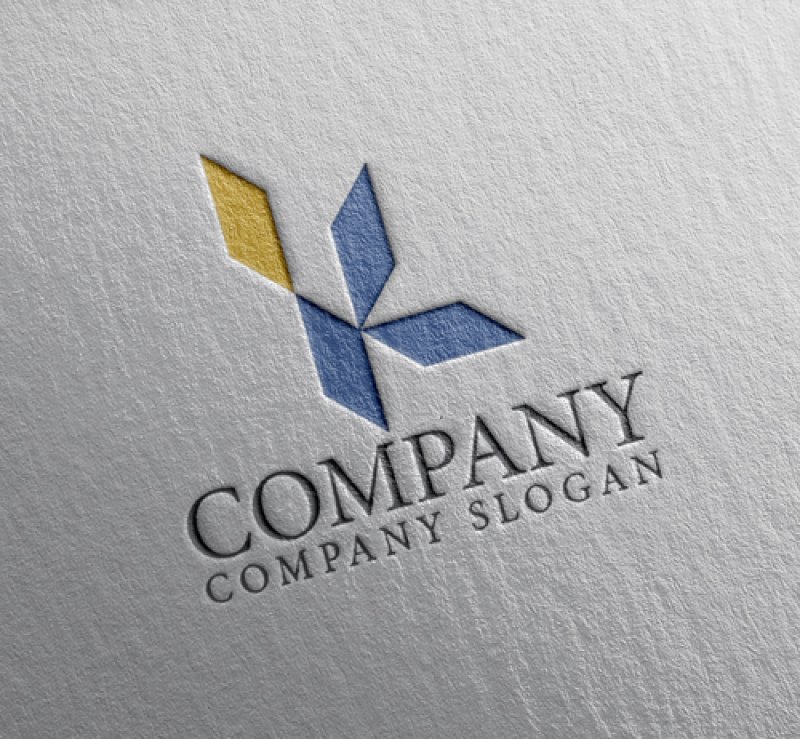 画像2: K・菱形・アルファベット・ロゴ・マークデザイン5638 (2)