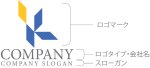 画像10: K・菱形・アルファベット・ロゴ・マークデザイン5638 (10)