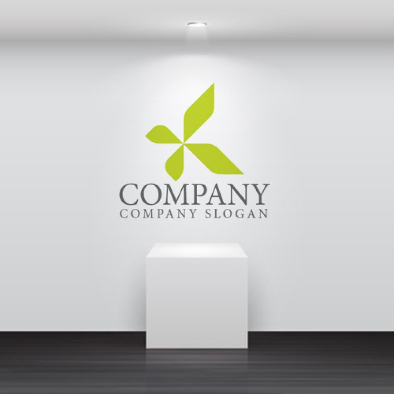 画像5: K・葉・アルファベット・ロゴ・マークデザイン5639 (5)