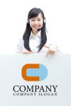 画像3: C・ピン・アルファベット・ロゴ・マークデザイン563 (3)