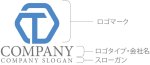 画像10: T・六角形・アルファベット・ロゴ・マークデザイン5640 (10)