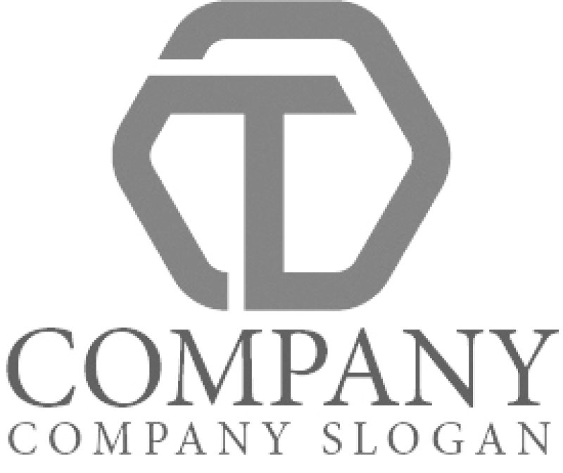 画像6: T・六角形・アルファベット・ロゴ・マークデザイン5640 (6)