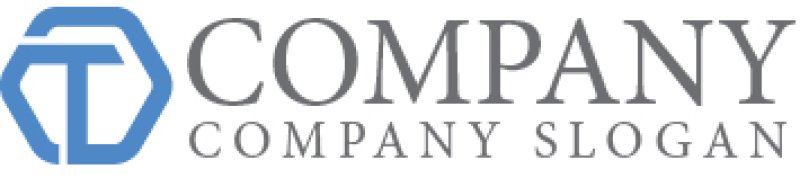 画像7: T・六角形・アルファベット・ロゴ・マークデザイン5640 (7)