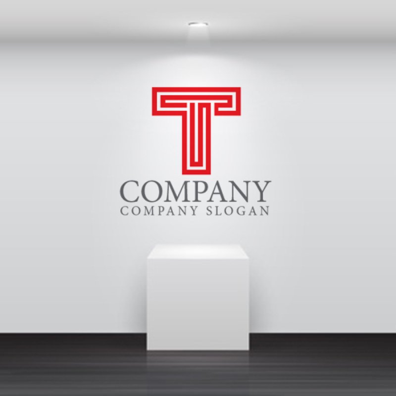 画像5: T・シンプル・アルファベット・ロゴ・マークデザイン5641 (5)