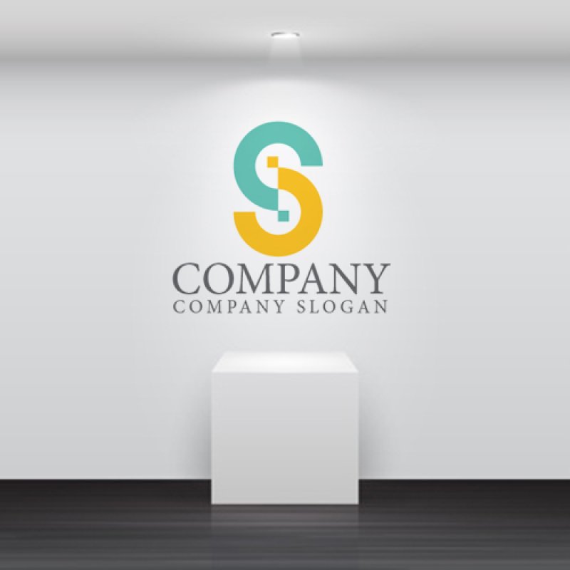 画像5: S・人・アルファベット・ロゴ・マークデザイン5644 (5)