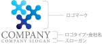画像10: X・協力・グラデーション・アルファベット・会社ロゴ・マークデザイン5649 (10)