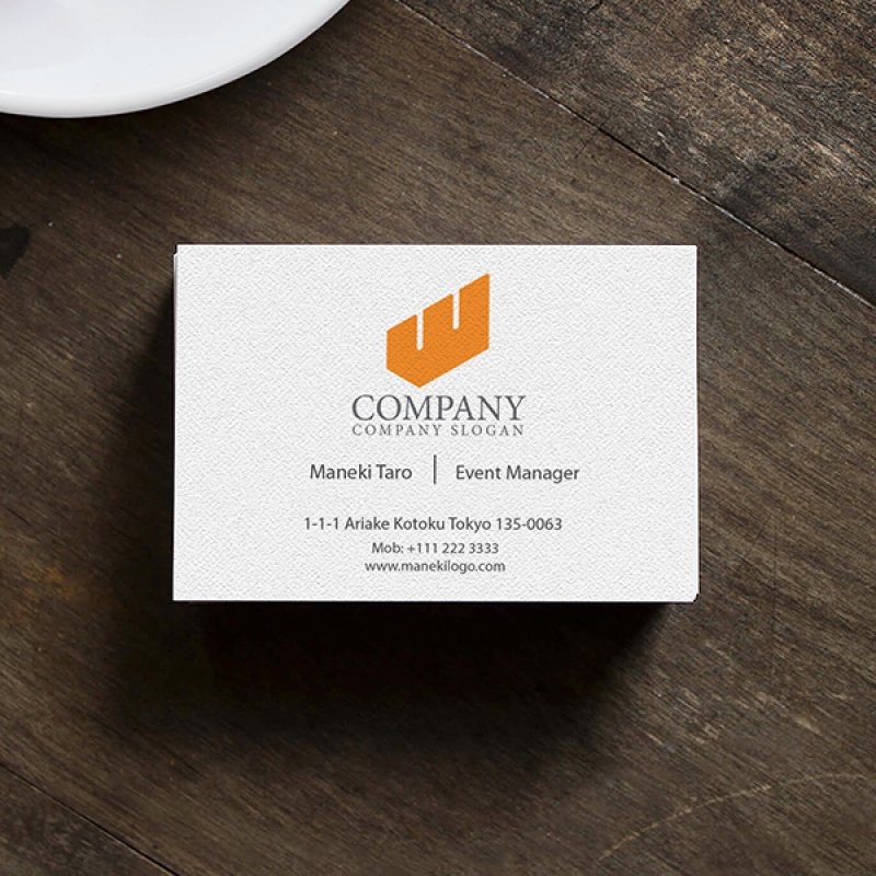 画像4: W・ビル・シンプル・アルファベット・ロゴ・マークデザイン5656 (4)