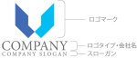 画像10: W・兜・ビル・アルファベットロゴ・マークデザイン5660 (10)