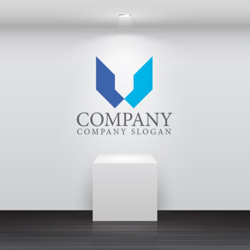 画像5: W・兜・ビル・アルファベットロゴ・マークデザイン5660 (5)