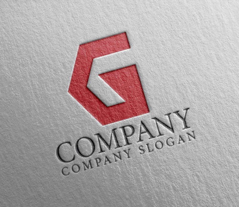 画像2: G・シンプル・アルファベット・ロゴ・マークデザイン5662 (2)