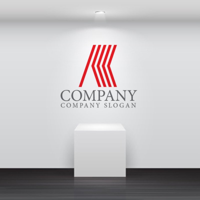 画像5: K・斜線・上昇・アルファベット・ロゴ・マークデザイン5666 (5)